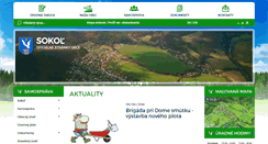 Desktop Screenshot of obecsokol.sk